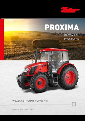 Tractoren met vierwielaandrijving Zetor Proxima HS 90