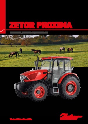 Tractoren met vierwielaandrijving Zetor Proxima GP 110
