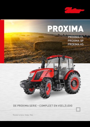 Tractoren met vierwielaandrijving Zetor Proxima GP 110