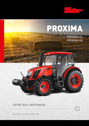 Tractoren met vierwielaandrijving Zetor Proxima HS 120