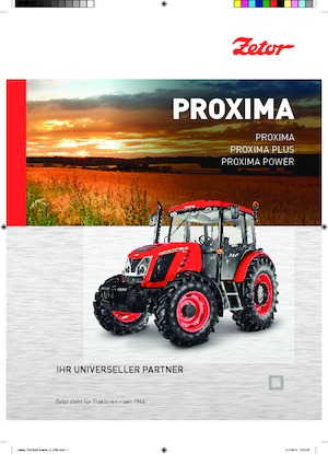 Tractoren met vierwielaandrijving Zetor Proxima Power 100