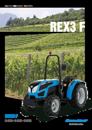Tractoren met vierwielaandrijving Landini Rex 3-060F