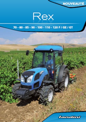 Tractoren met vierwielaandrijving Landini Rex DT 4-070V