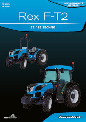 Tractoren met vierwielaandrijving Landini Rex 75 F Techno