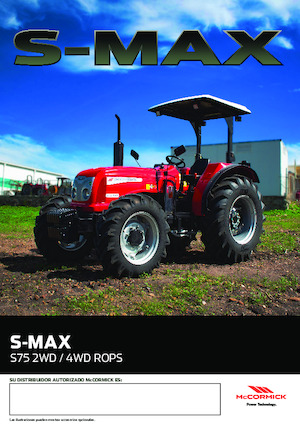 Tractoren met vierwielaandrijving McCormick S 75 Max 
