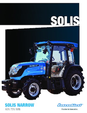 Tractoren met vierwielaandrijving Landini Solis 75N