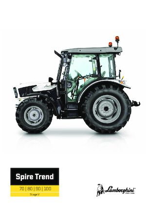 Tractoren met vierwielaandrijving Lamborghini Spire 70 Trend 