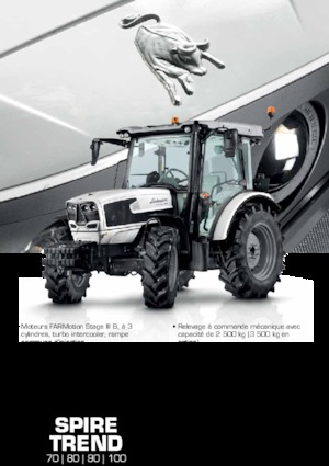 Tractoren met vierwielaandrijving Lamborghini Spire 80 Trend 