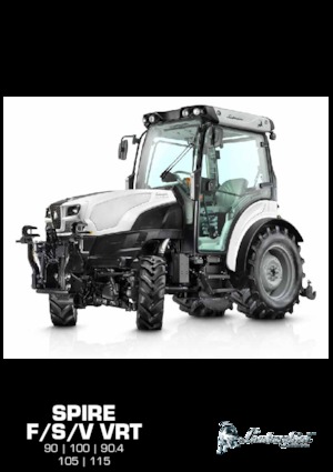 Tractoren met vierwielaandrijving Lamborghini Spire S 100 VRT 
