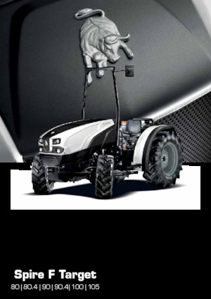 Tractoren met vierwielaandrijving Lamborghini Spire F 105 Target 