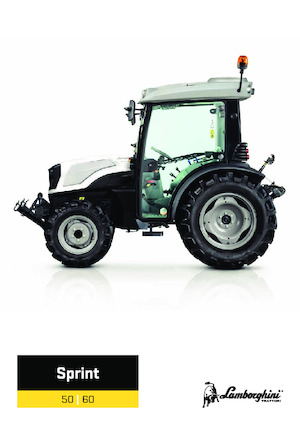 Tractoren met vierwielaandrijving Lamborghini Sprint 50
