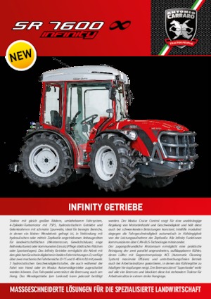 Tractoren met vierwielaandrijving Carraro SR 7600 Infinity