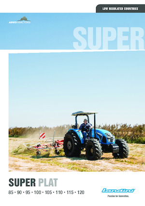 Tractoren met vierwielaandrijving Landini Super 105