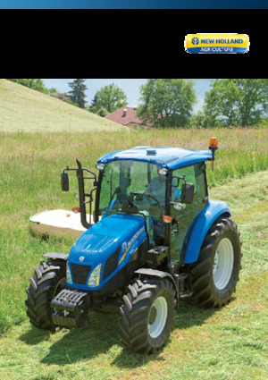 Tractoren met vierwielaandrijving New Holland T4.75 Rops