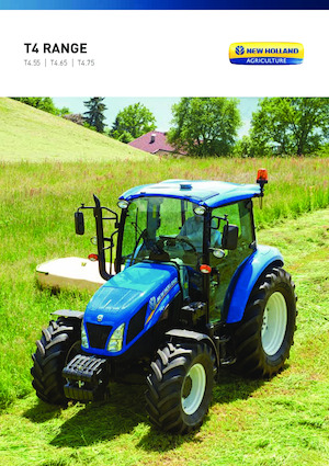 Tractoren met vierwielaandrijving New Holland T4.75 Rops