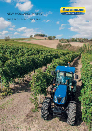 Tractoren met vierwielaandrijving New Holland T4.105N