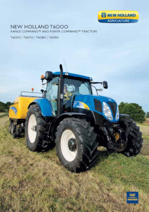 Tractoren met vierwielaandrijving New Holland T6070 RC