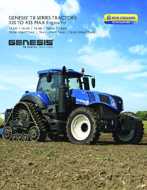 Tractoren met vierwielaandrijving New Holland T8.350 AC 