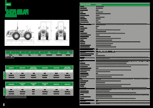 Tractoren met vierwielaandrijving Ferrari Thor 85 AR
