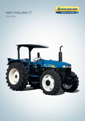 Tractoren met vierwielaandrijving New Holland TT75