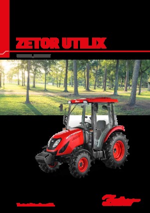 Tractoren met vierwielaandrijving Zetor Utilix HT 55