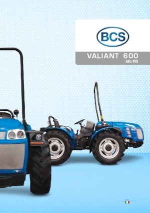 Tractoren met vierwielaandrijving BCS Valiant 600 AR
