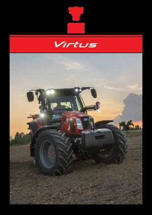 Tractoren met vierwielaandrijving SAME Virtus 120 