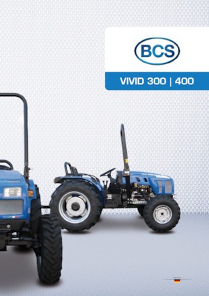 Tractoren met vierwielaandrijving BCS Vivid 400