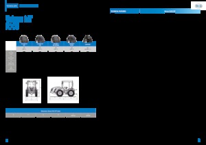 Tractoren met vierwielaandrijving BCS Volcan K105 MT