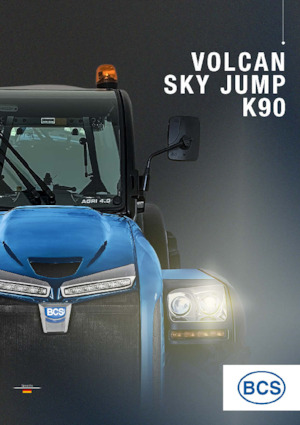 Tractoren met vierwielaandrijving BCS Volcan K90 Ai-Tractor 