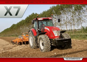 Tractoren met vierwielaandrijving McCormick X7.650 P6-Drive