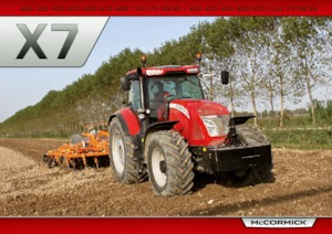 Tractoren met vierwielaandrijving McCormick X7.650 P6-Drive