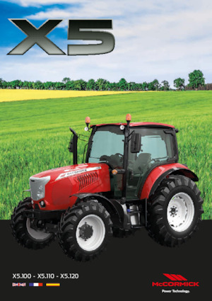 Tractoren met vierwielaandrijving McCormick X5.110 Efficient