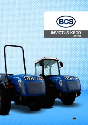 Tractoren met vierwielaandrijving BCS Invictus K600 AR