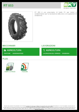 Landbouwbanden BKT RT 853 480/80 R 38