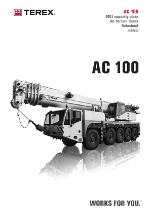 All-terrain kranen Terex-Demag AC 100 (10x8x8)