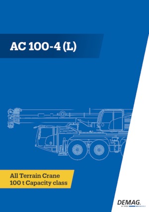 All-terrain kranen Demag AC 100-4L