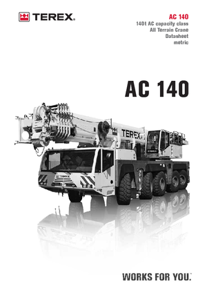 All-terrain kranen Terex-Demag AC 140