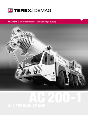 All-terrain kranen Terex-Demag AC 200-1 (10x8x8)