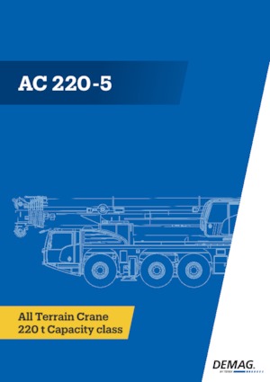 All-terrain kranen Demag AC 220-5