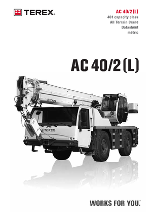 All-terrain kranen Terex-Demag AC 40/2 L (4x4x4)