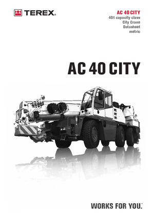All-terrain kranen Terex-Demag AC 40 City (6x4x6)