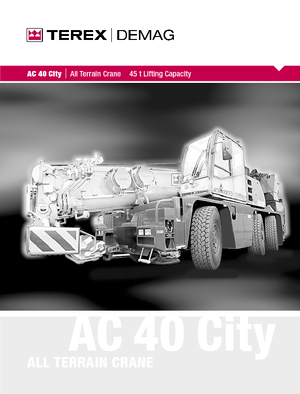 All-terrain kranen Terex-Demag AC 40 City (6x6x6)