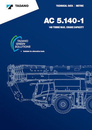 All-terrain kranen Tadano AC 5.140-1