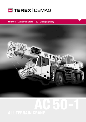 All-terrain kranen Terex-Demag AC 50-1 (6x6x6)