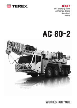 All-terrain kranen Terex-Demag AC 80-2 (8x8x8)