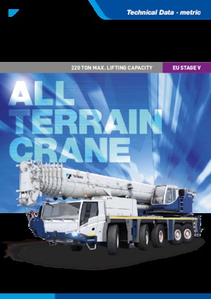 All-terrain kranen Tadano ATF‑220‑5.1