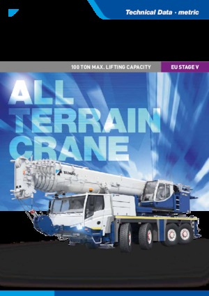 All-terrain kranen Tadano ATF 100-4.1