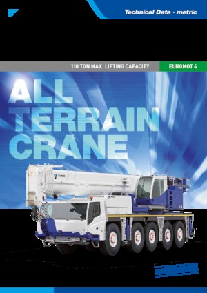 All-terrain kranen Tadano ATF 110G-5 