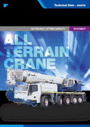 All-terrain kranen Tadano ATF 120-5.1